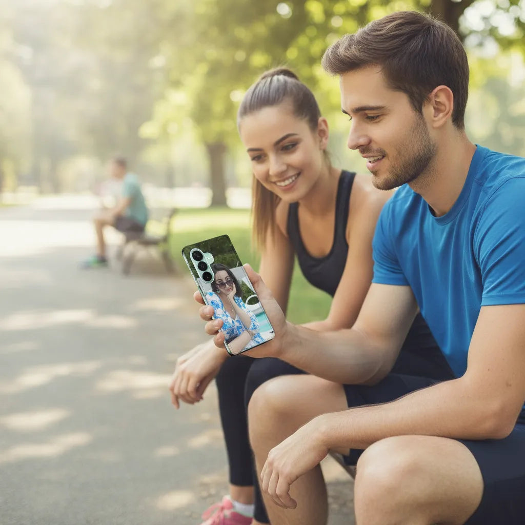 Stand case hoesje ontwerpen met foto voor Samsung Galaxy a27 | Standcase hoesje ontwerpen met eigen foto