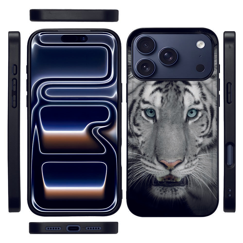 iPhone 17 Pro Beschermhoes Tijger ontwerp voorkant zijkanten achterkant