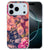 Achterkant van het iPhone 18 Pro Max TPU hoesje Bosje Bloemen met veldbloemen in roze