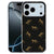 Zwart-gouden luipaardprint Leopards op de achterkant van een iPhone 18 Pro TPU hoesje