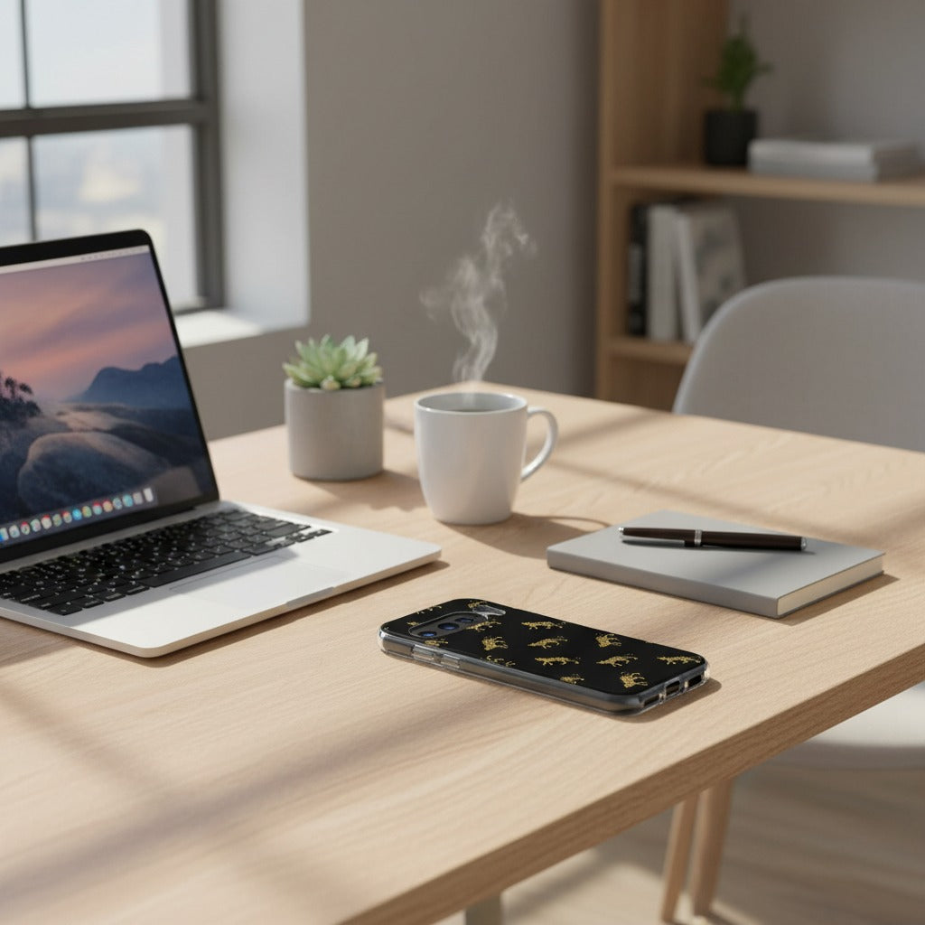 Google Pixel 10 / 10 Pro TPU hoesje Leopards - lifestyle foto in huiselijke setting