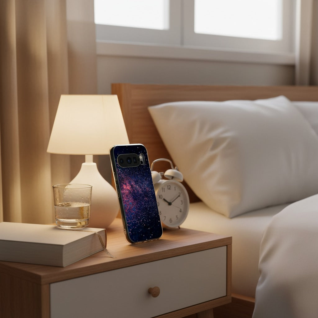 Google Pixel 10 / 10 Pro TPU hoesje Stars - lifestyle foto in huiselijke setting