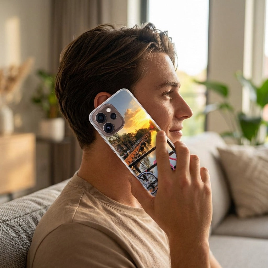 TPU Hoesje OPPO Reno15 Pro Amsterdamse Grachten - lifestyle foto