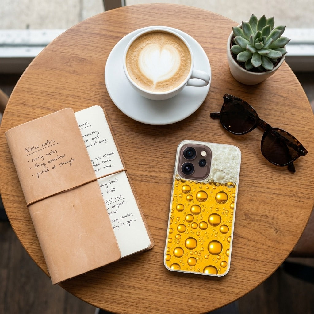 TPU Hoesje OPPO Reno15 Pro Bier - lifestyle foto