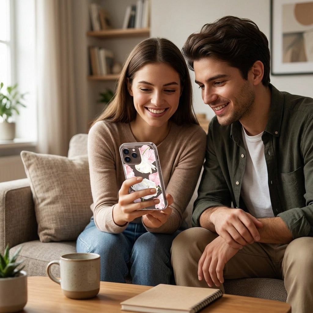 TPU Hoesje OPPO Reno15 Pro Bloemen - lifestyle foto