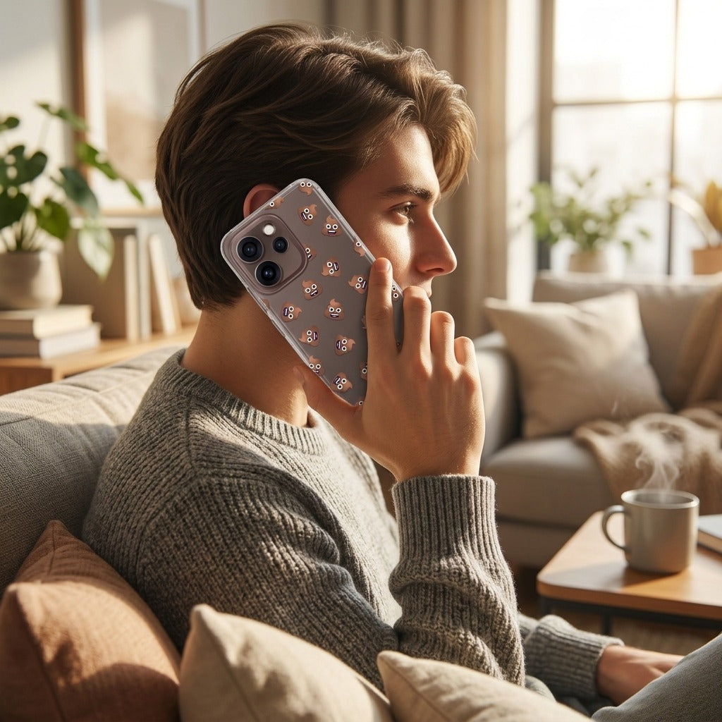 TPU Hoesje OPPO Reno15 Pro Poep Emojis - lifestyle foto