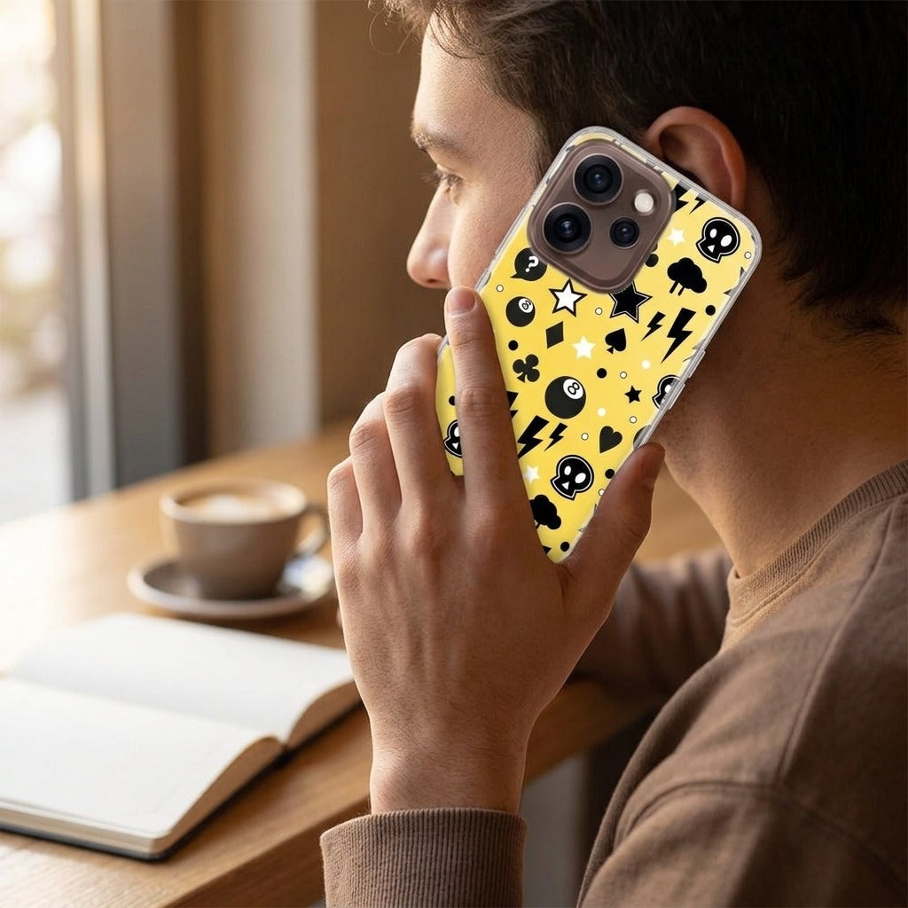 TPU Hoesje OPPO Reno15 Pro Punk Yellow - lifestyle foto