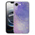TPU Hoesje iPhone 16e - Watercolor Paars Backcover met sprankelend paars en gouden design