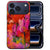 Rode en roze aquareltulpen op de achterkant van het Tulips hoesje voor iPhone 18 Pro